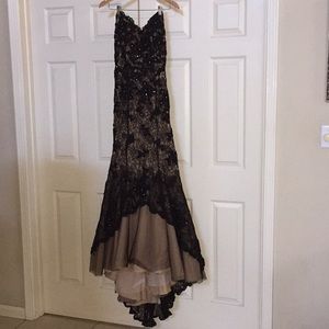 Black lace Mia Bella gown